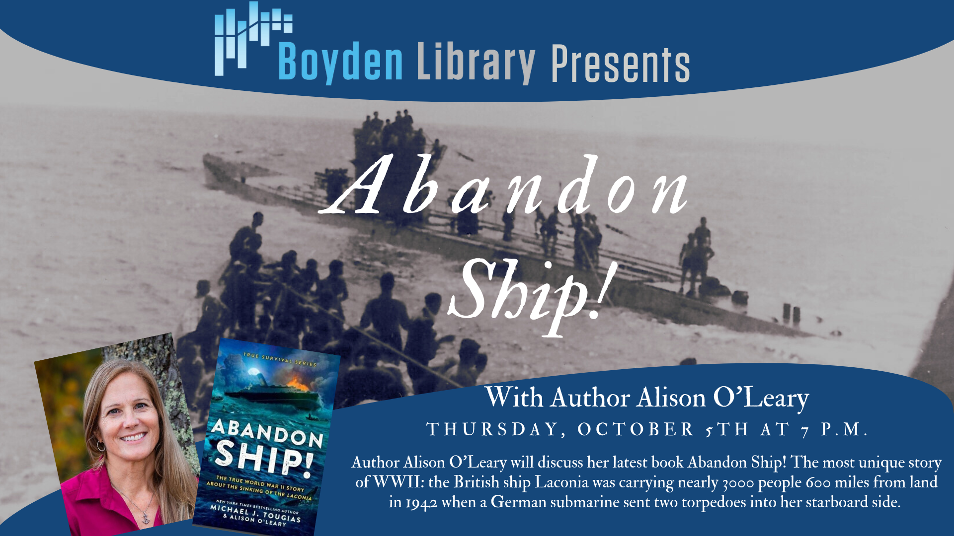 Author talk with Alison O'Leary