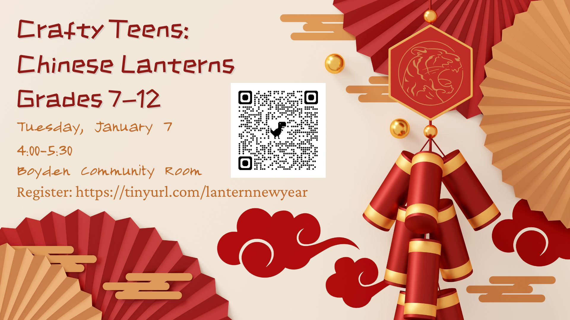 Crafty Teens: Chinese Lanterns, Grades 7-12