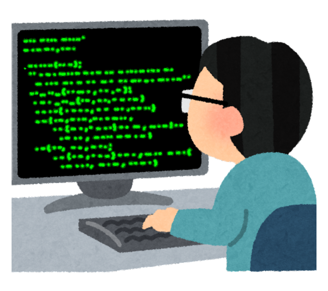 Coding at a computer