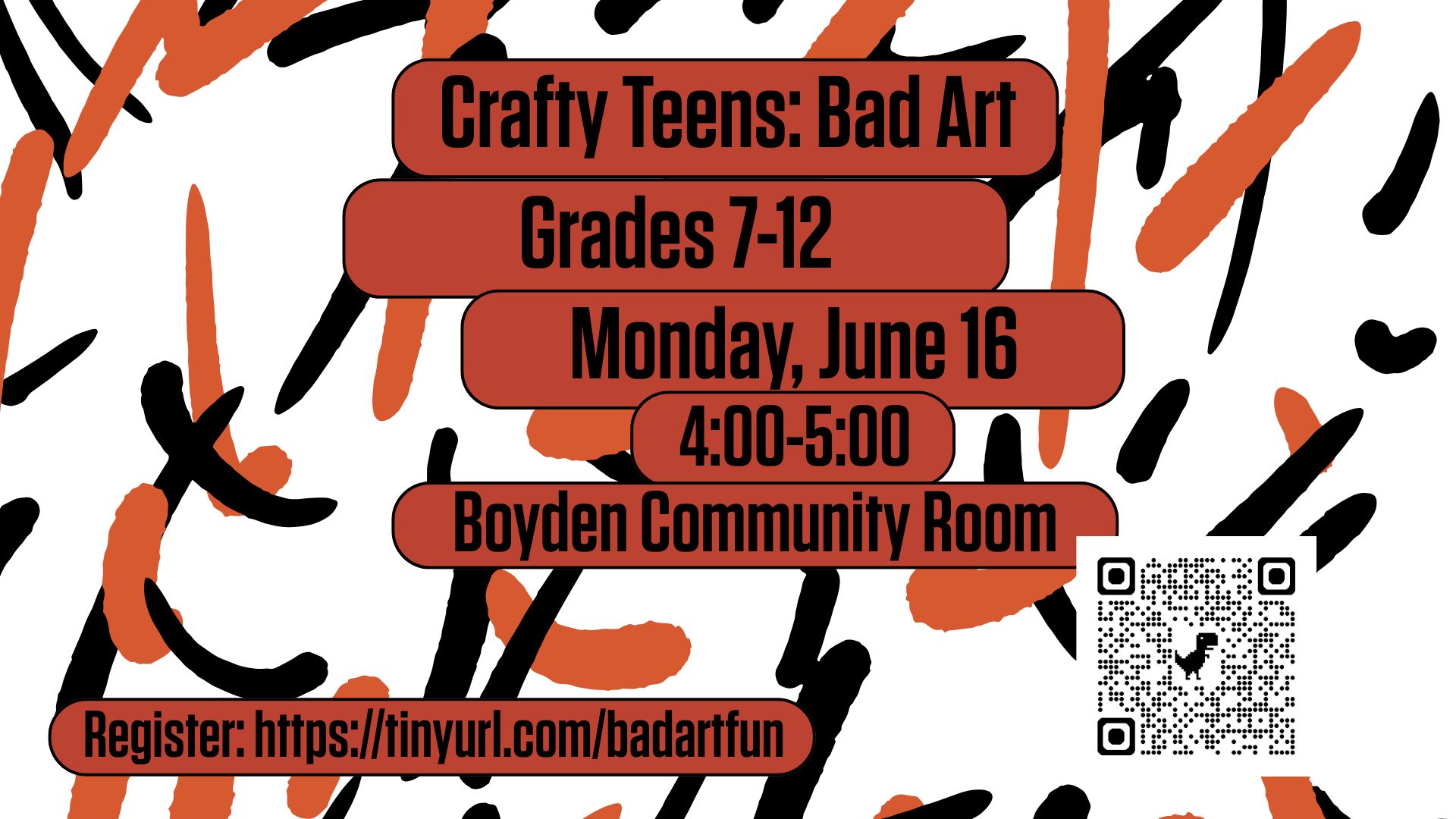 Crafty Teens: Bad Art, Grades 7-12