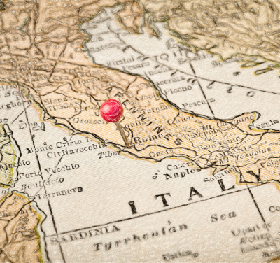 old map of italy