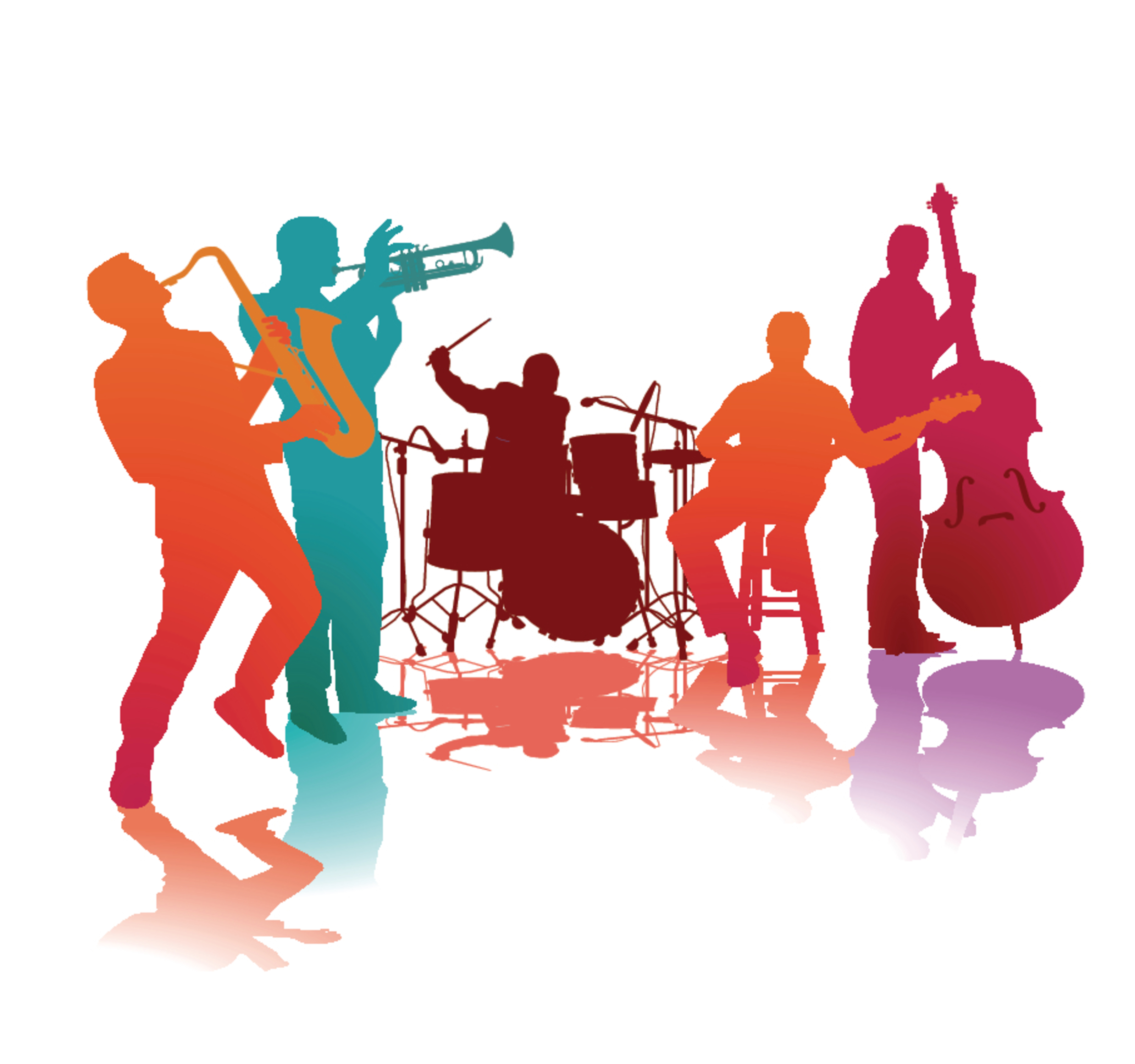 clip art of jazz musicians