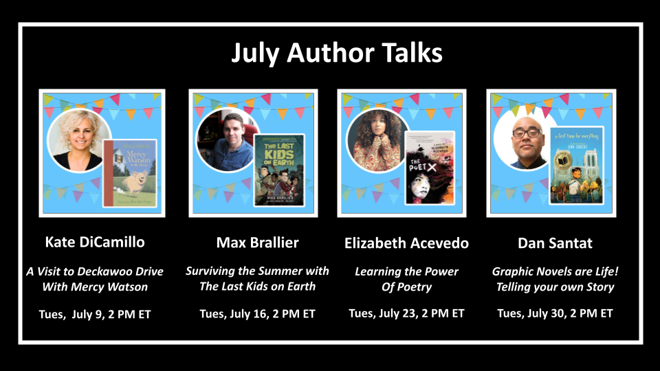 July Author Talks