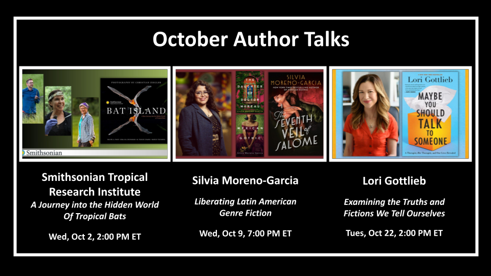 October 2024 author talks