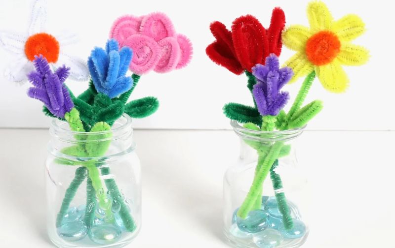 pipe cleaner flowers