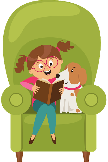 PAWS to Read with Parker the Therapy Dog