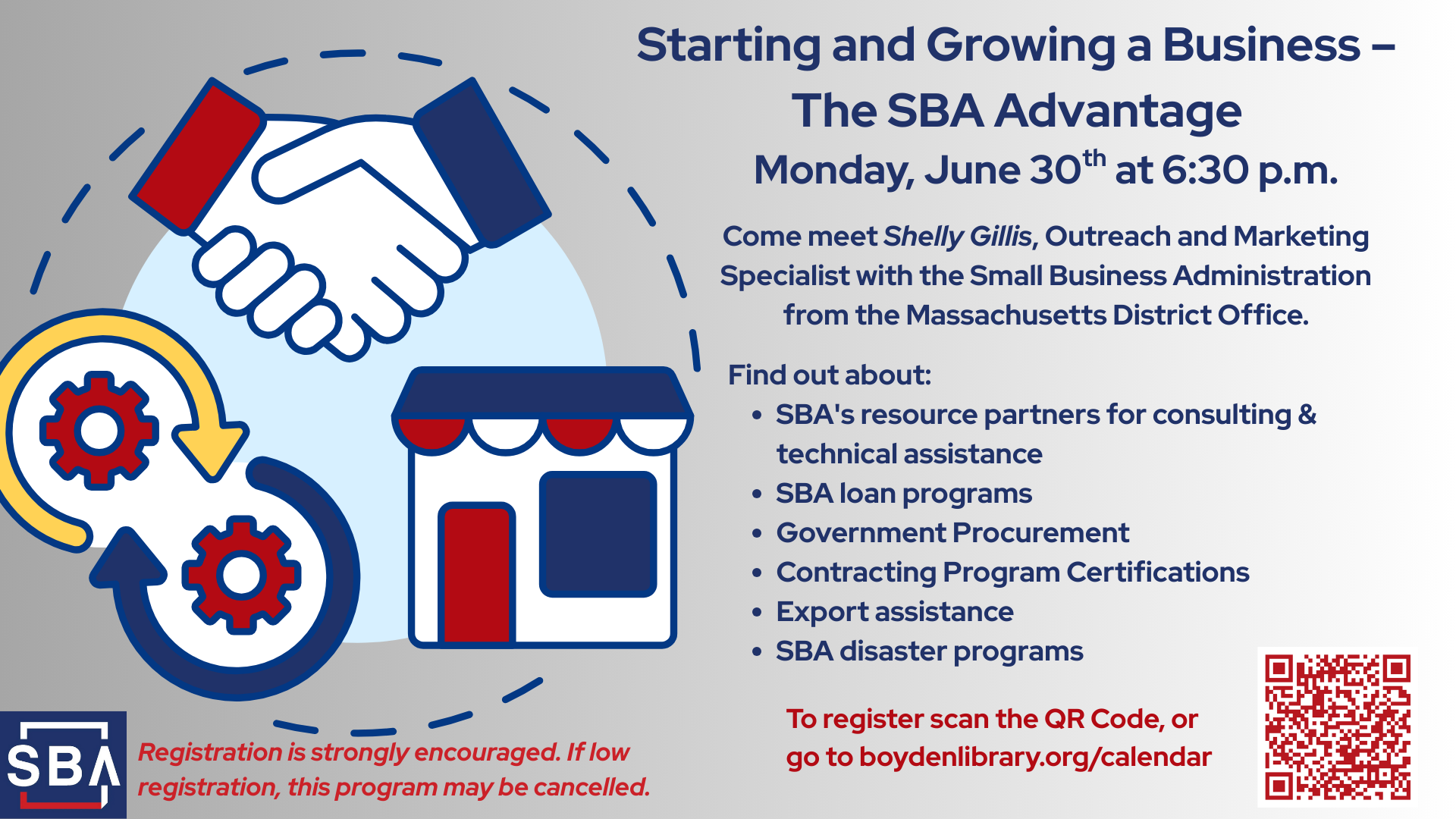 Starting and Growing a Business – the SBA Advantage