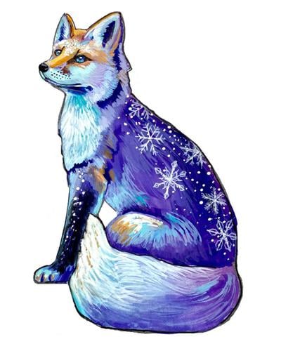 Snowflake the Fox