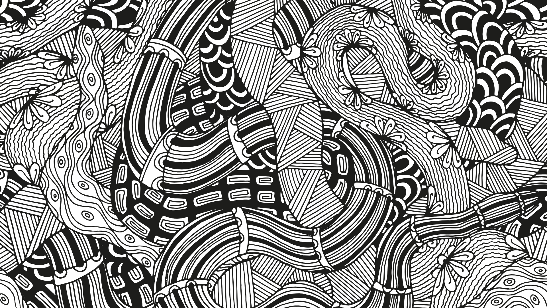 Zentangle coloring sheet