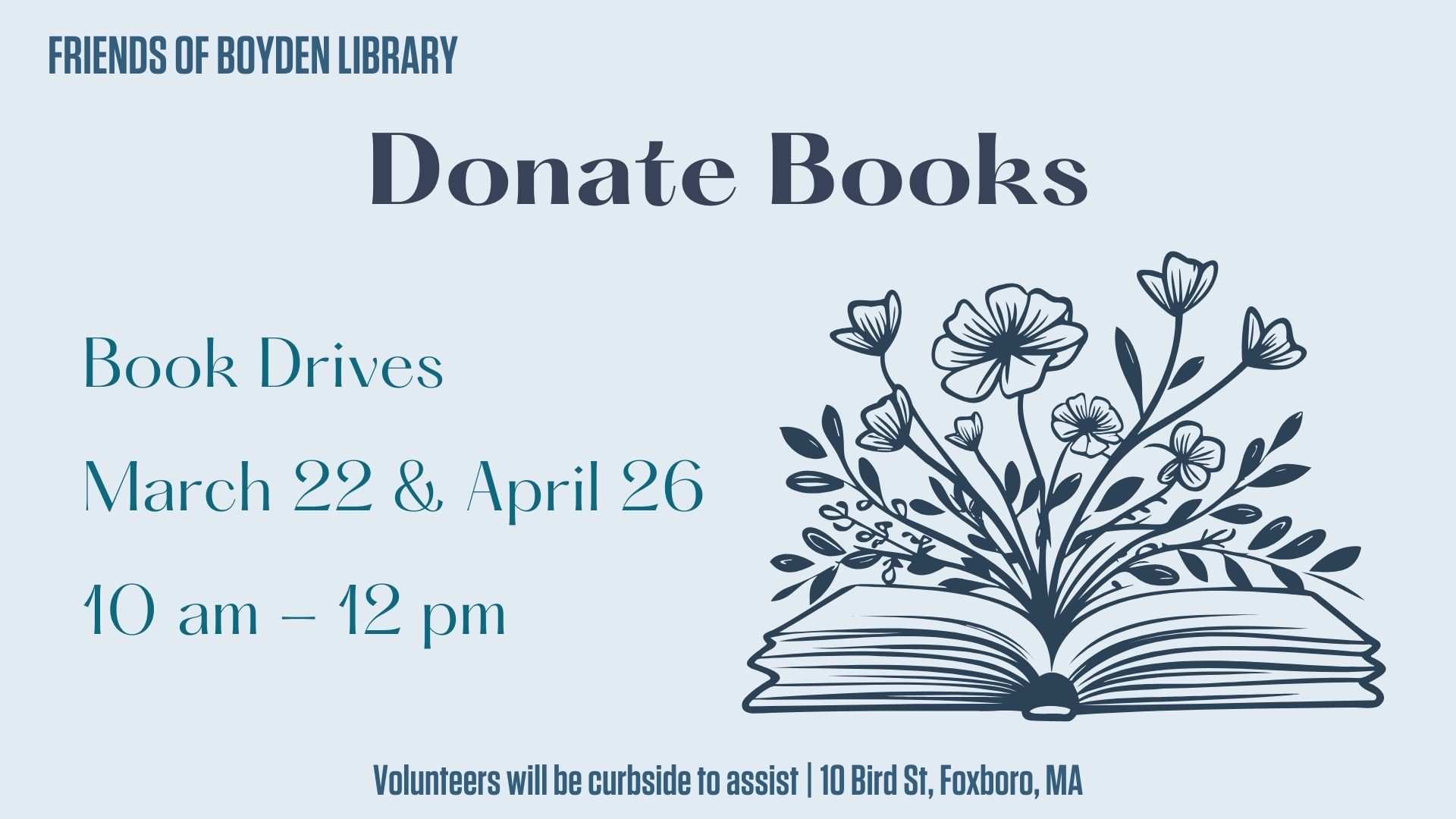 Friends Book Drive 