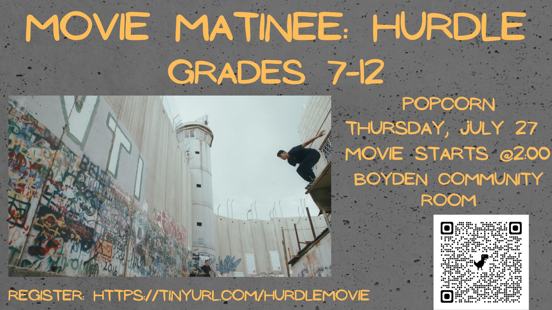 Movie Matinee - Hurdle
