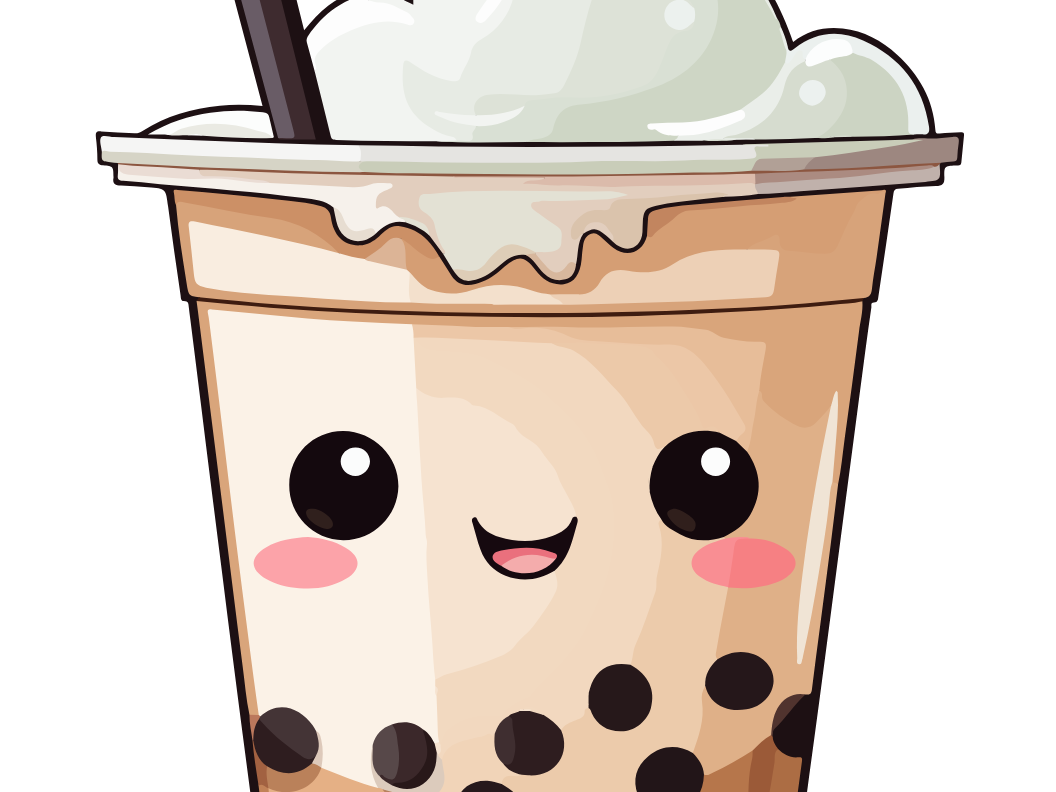 Clipart image of bubble tea 