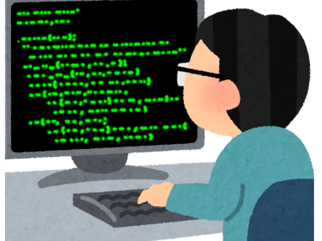 Coding at a computer