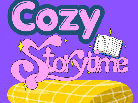 cozy story time sign