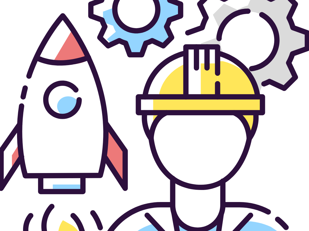 clip art of an engineer