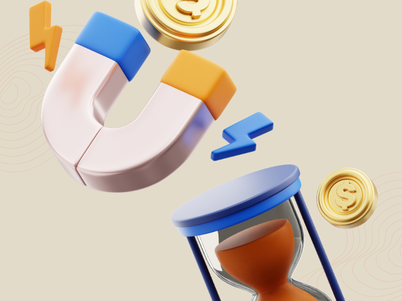 clip art of hour glass and magnet