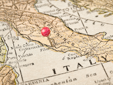 old map of italy