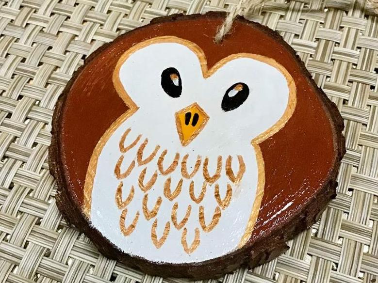 wooden ornament