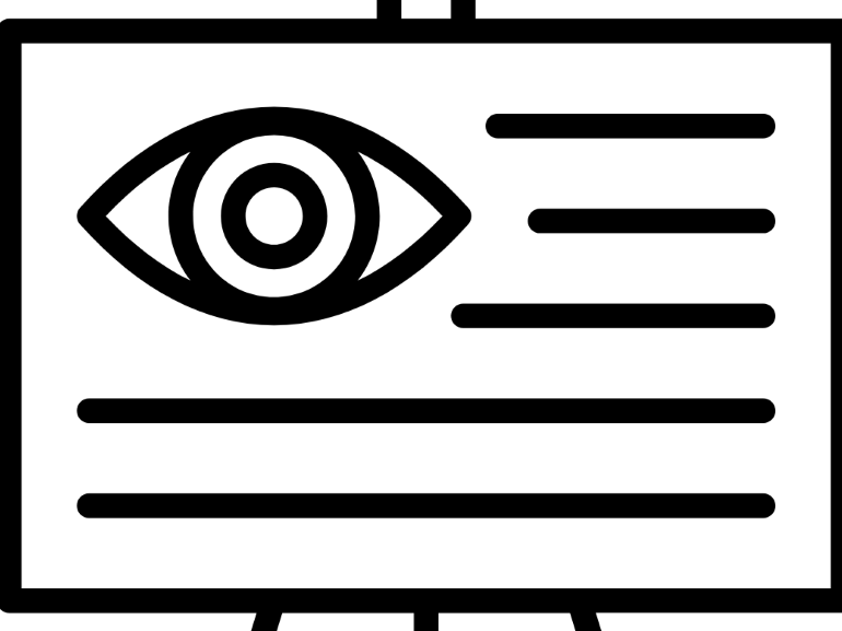 Clipart of a vision board