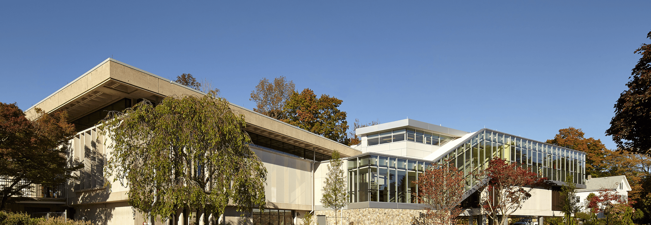Image of the exterior of the library