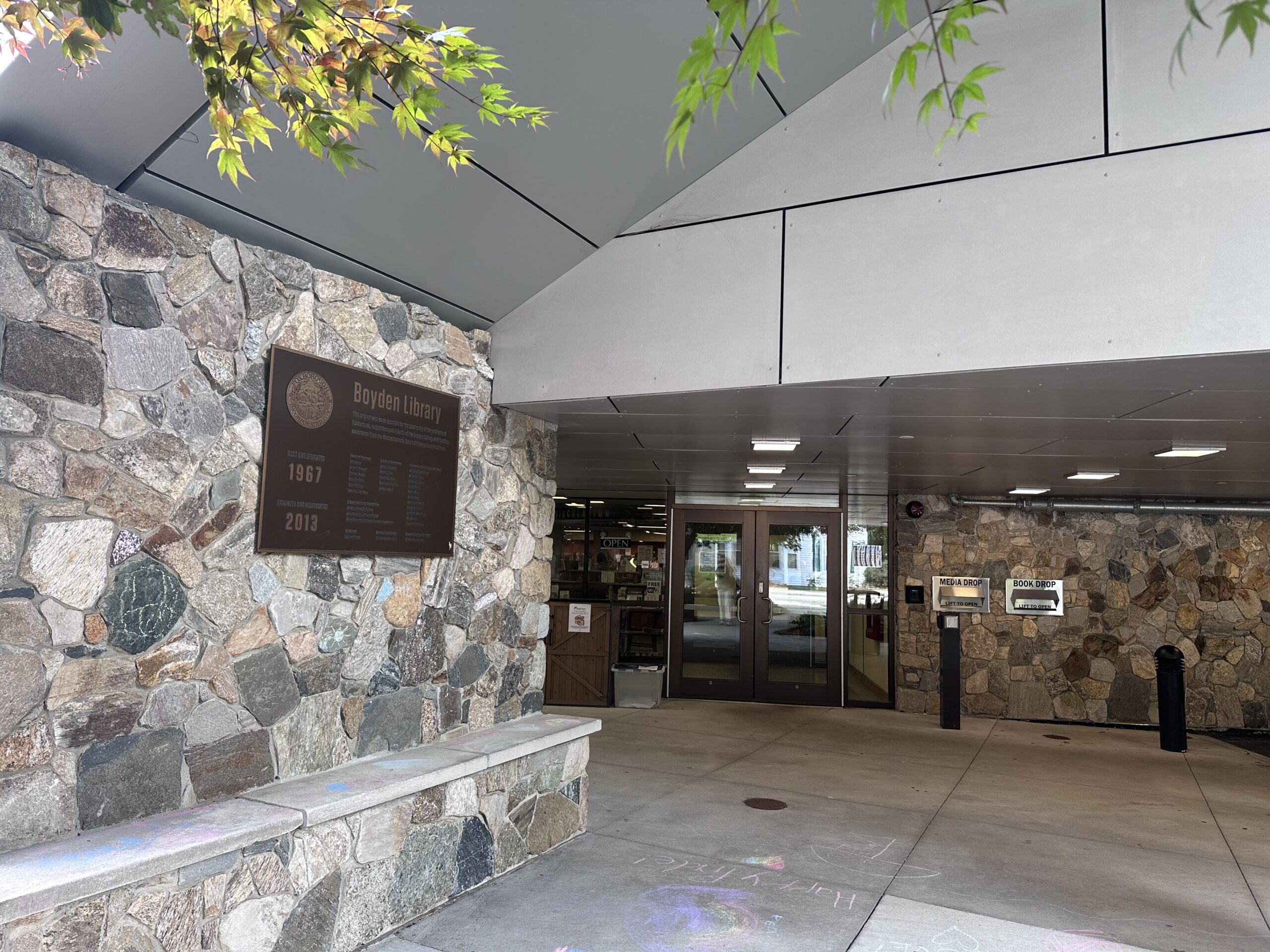 library main entrance